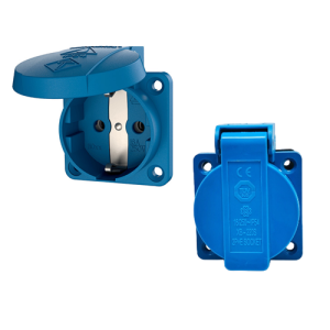 Ổ cắm Schuko 2P+E 220-250V 16A 1023106-WH