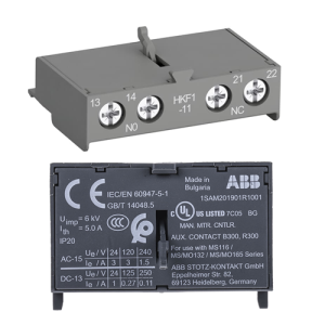 Tiếp điểm phụ cho cầu dao khởi động động cơ ABB 1SAM201901R1001   (HKF1-11)