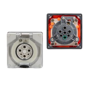 Ổ cắm 3 pha - Ổ cắm 7 Đấm tròn - Sino Vanlock 56SO720