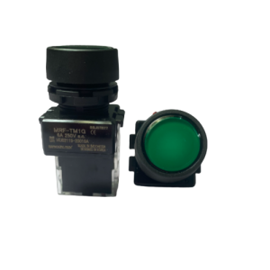 Nút nhấn không đèn viền nhựa màu xanh lá MRF-TM1G