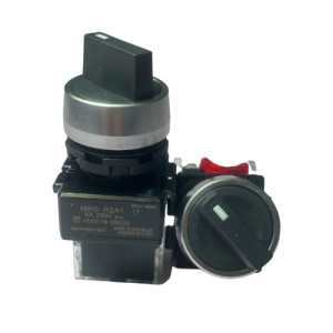 Công tắc xoay 2 vị trí viền nhôm MRS-R2A1
