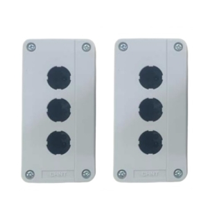HỘP NÚT NHẤN 3 LỖ PHI 22 CHINT NP2-B03