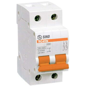 Cầu dao tự động MCB SC45N Series 2P SINO SC45N/C2025