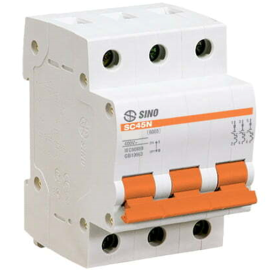 Cầu dao tự động MCB SC45N Series 3P SINO SC45N/C3016