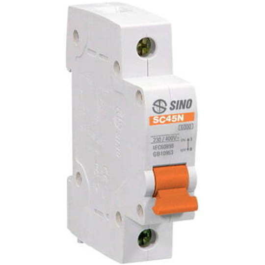 Cầu dao tự động MCB SC45N Series 1P SINO SC45N/C1025